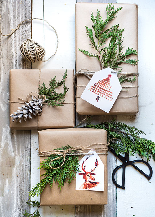 بسته بندی با کاغذ کرافت