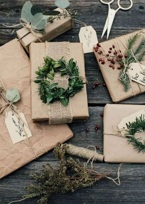 بسته بندی با کاغذ کرافت